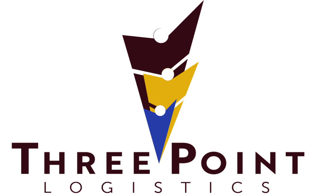 three point logistics logo